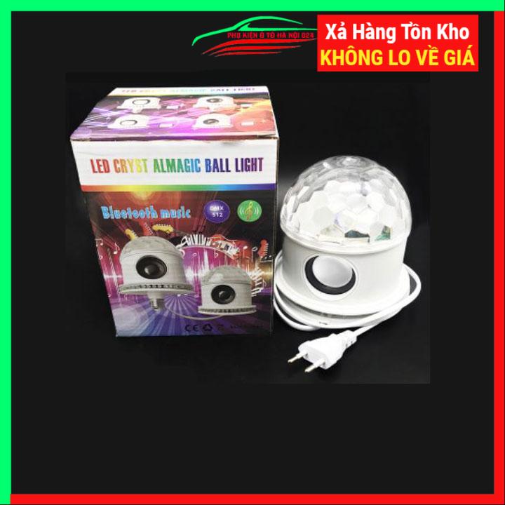 Đèn quay sân khấu magic ball light bluetooth kèm loa cao cấp - dây cắm nguồn