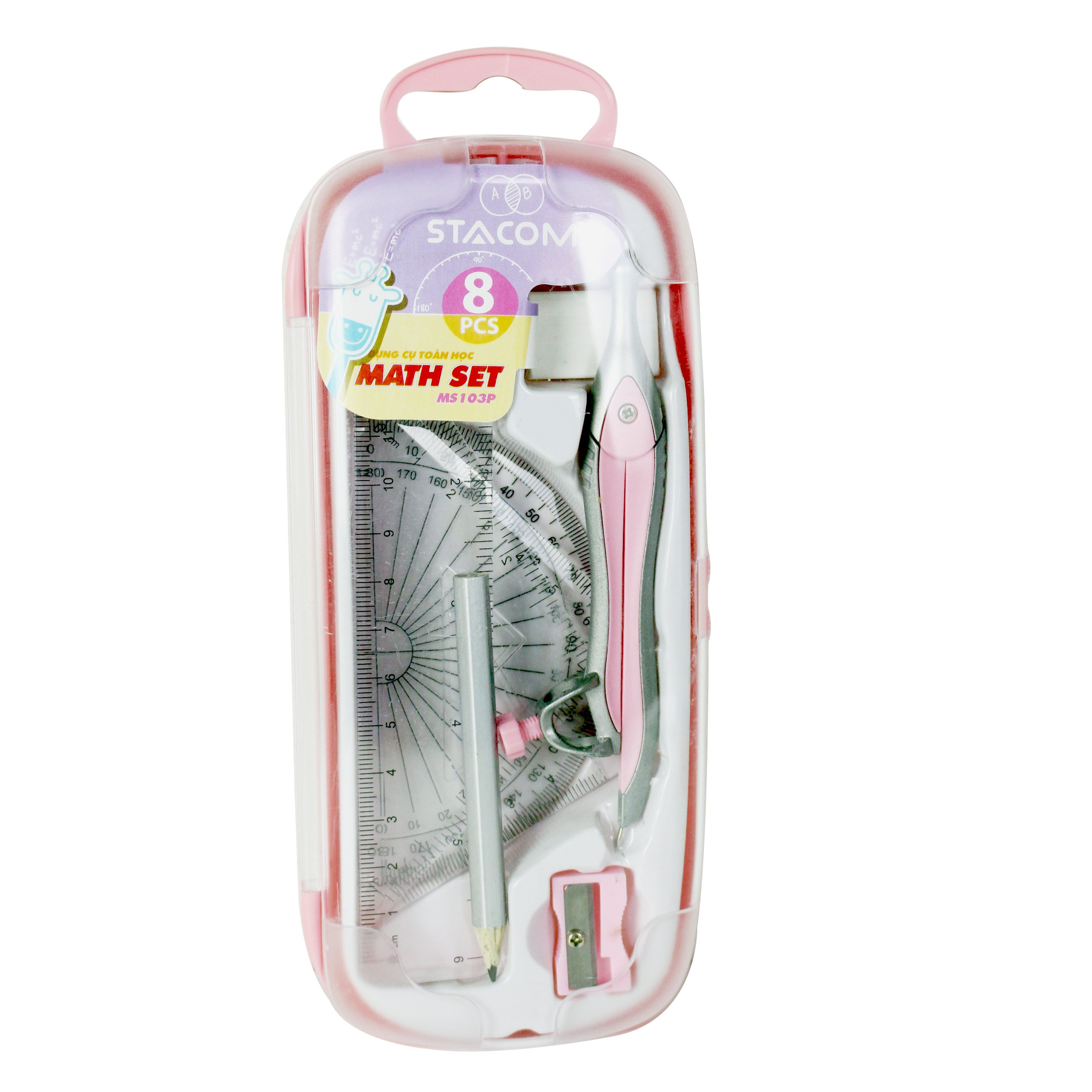 Bộ dụng cụ học tập 8 món Stacom - MS103P