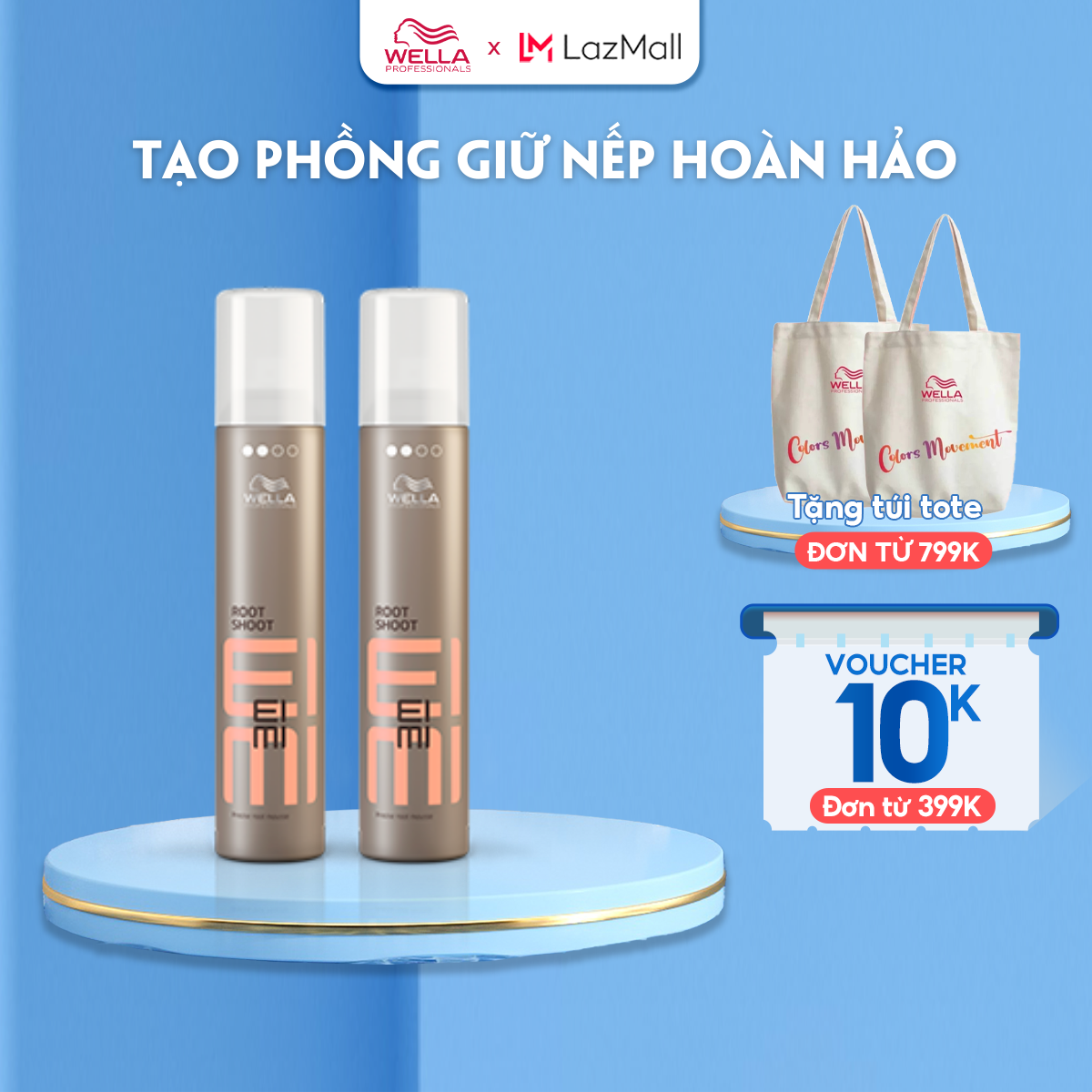 Bọt Tạo Độ Phồng Cho Tóc Wella EIMI Giữ Nếp Hoàn Hảo Root Shoot 200ml