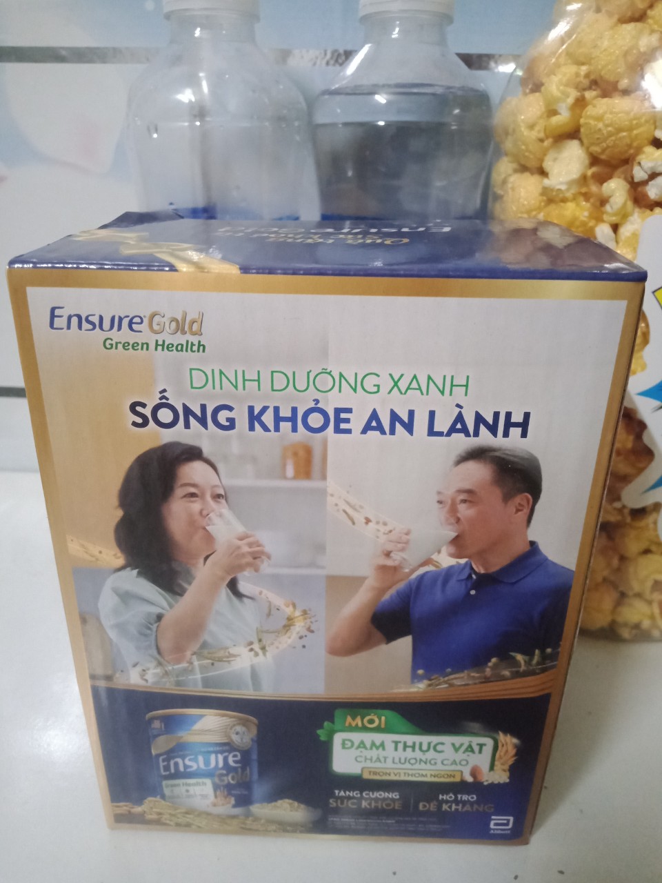 [ COMBO 6 LY] LY THUỶ TINH CÓ QUAI LY CHIA VẠCH ENSURE