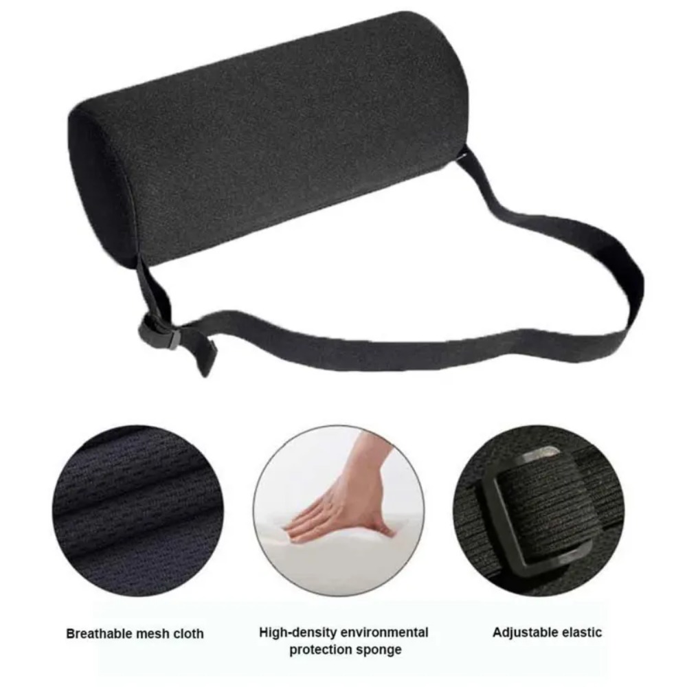 Xinyang941727 bông hoạt tính thắt lưng CuộN Ergonomic ngang lưng có thể điều chỉnh gối phổ dựa lưng bảo vệ mặt sau