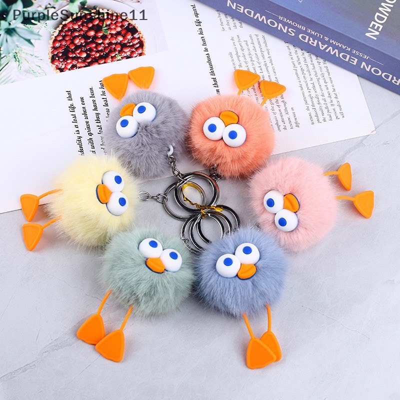 Móc Khoá Nhồi bông lông dễ thương