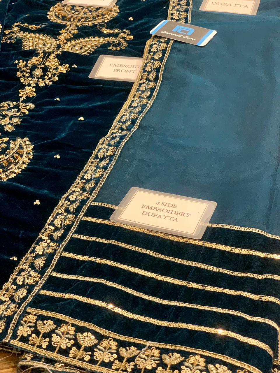 Agha Noor Velvet 9000 Micro Navy Hot Design 2025 | Daraz.pk