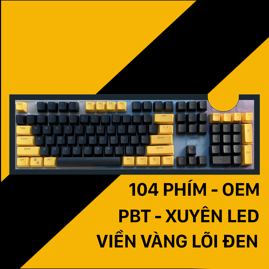 Keycap nhựa PBT cao cấp Profile OEM xuyên LED mix màu hơn 50 mẫu
