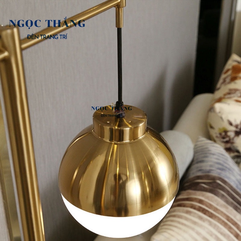 Đèn Cây Đứng Đọc Sách Trang Trí Phòng Khách Phòng Ngủ DD56 Ngọc Thắng (Tặng kèm một bóng Led Bulb 12W ánh sáng vàng)