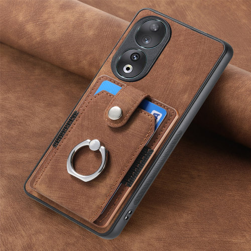 With card sleeve suitable phone case for honor 90 80 70 pro 90 lite honor 60 70 80 90 5g 2023 ring protective cover with stand all-inclusive lens card sleeves cards wallet shockproof casing protective back cover