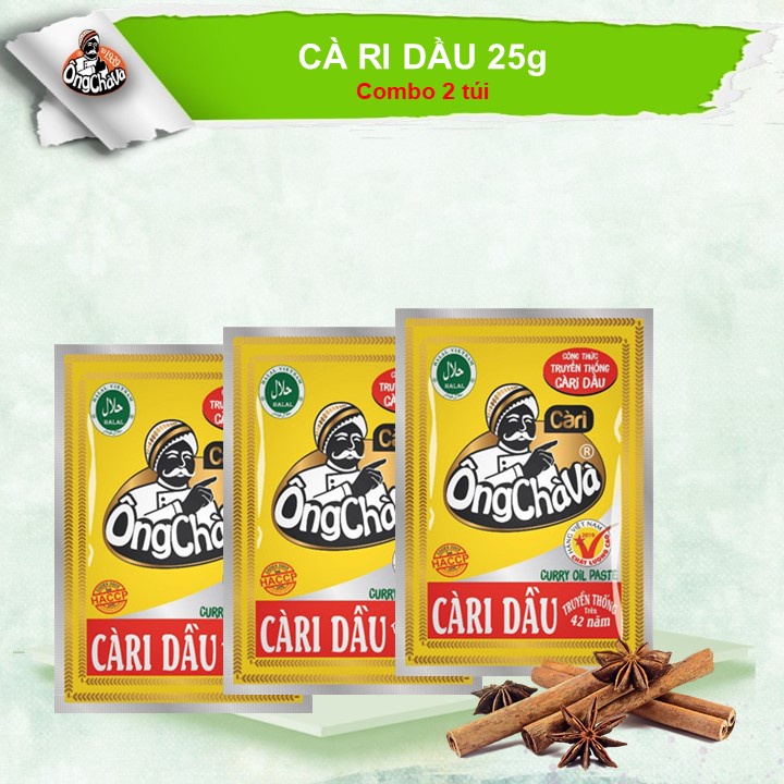 Cà ri dầu Ông Chà Và 25gr
