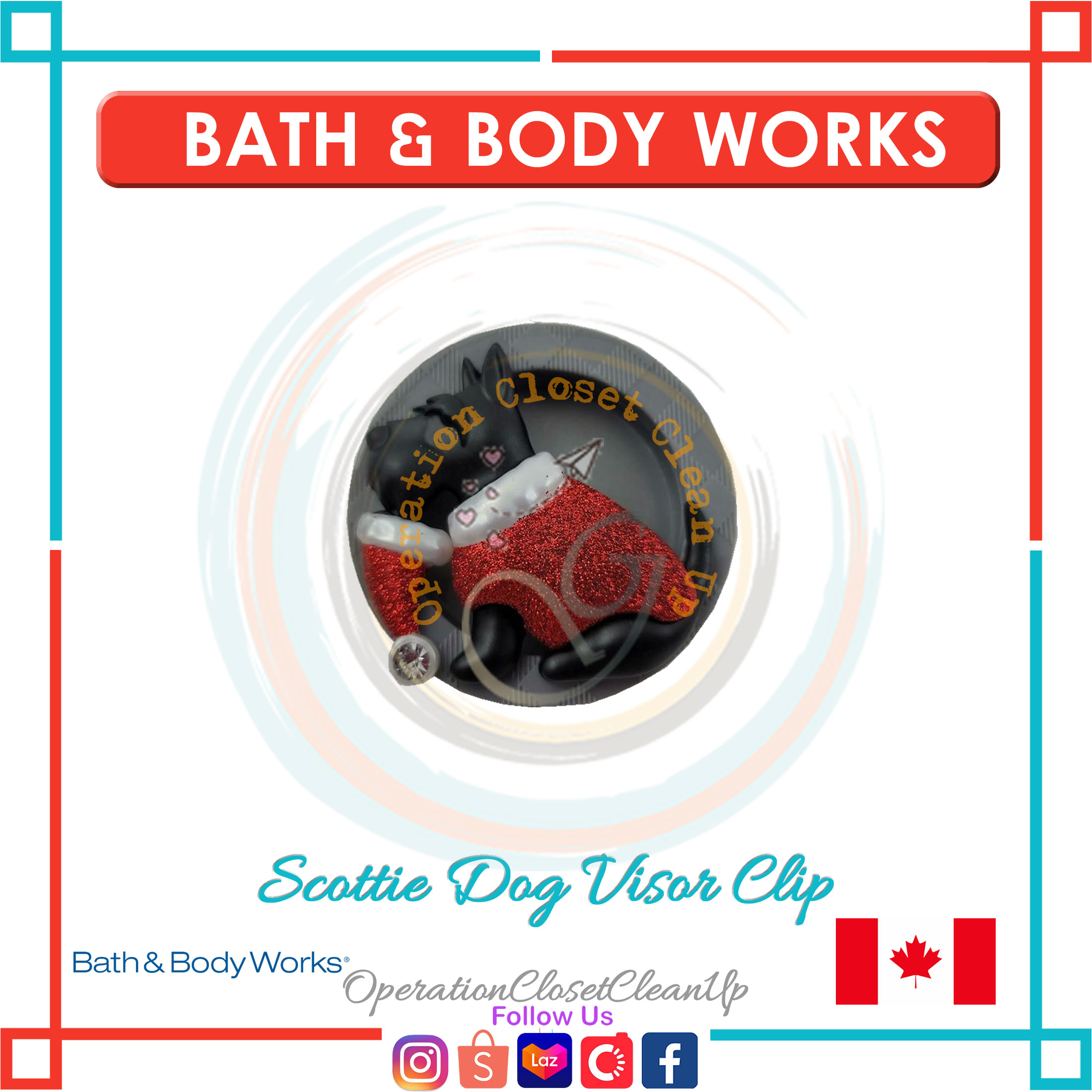 🇨🇦 Bath & Body Works Car Air Freshener Visor Clip Lazada PH