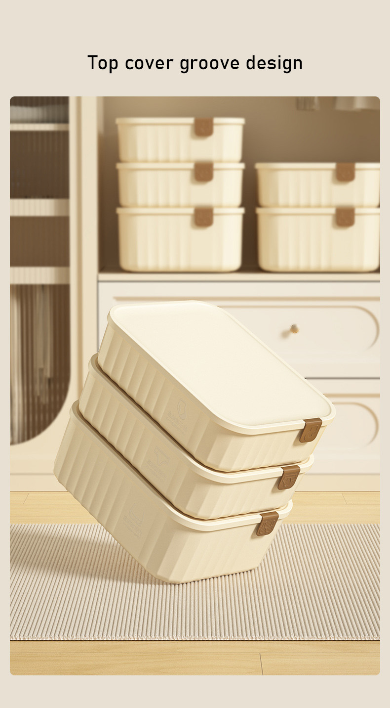 Storage box Plastic storage box Bedroom wardrobe storage box Storage box with cover Compartment storage box Underwear storage box Multifunctional finishing box