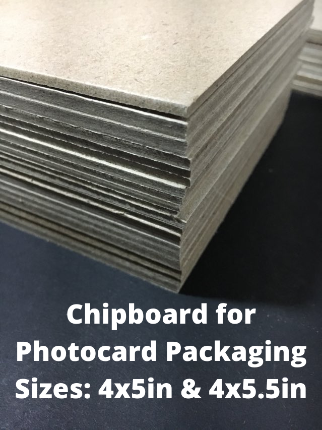 Chipboard / Pasteboard Bundle Pack 20pcs 4x5 and 4x5.5 inches for