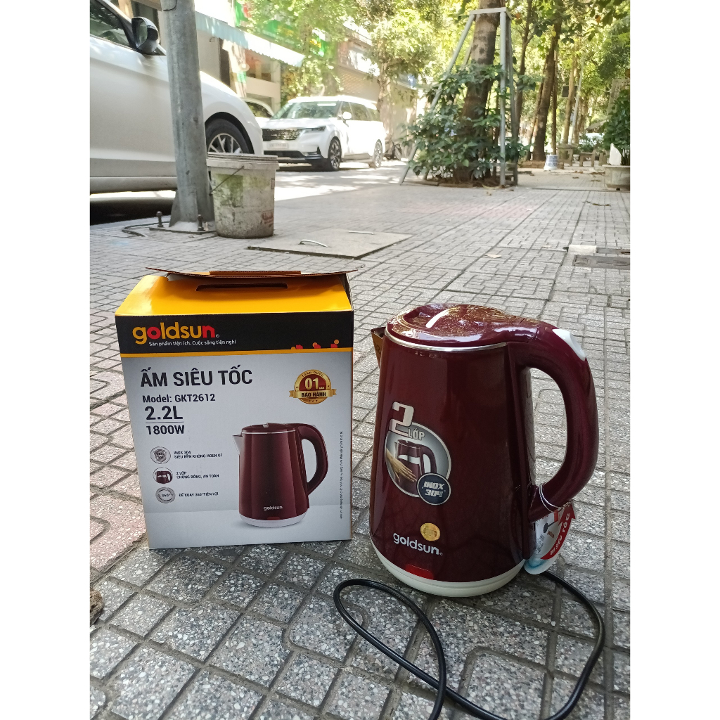 Ấm Siêu Tốc 2 Lớp GKT2612