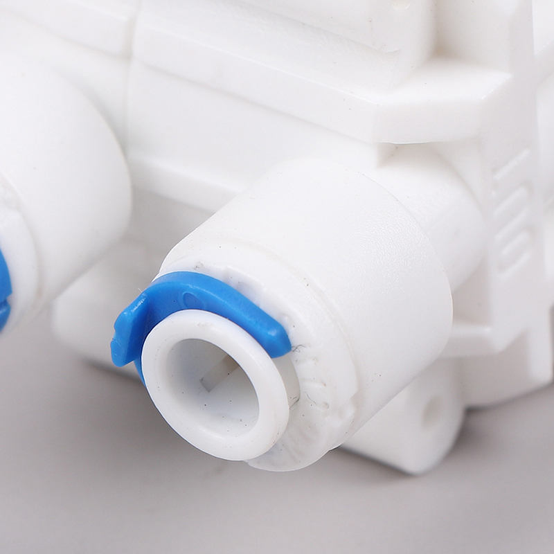 4-Way Auto Shut-Off Valve Switch – 1/4" Quick Connect For RO Reverse Osmosis Systems, Compatible With 30G-100G