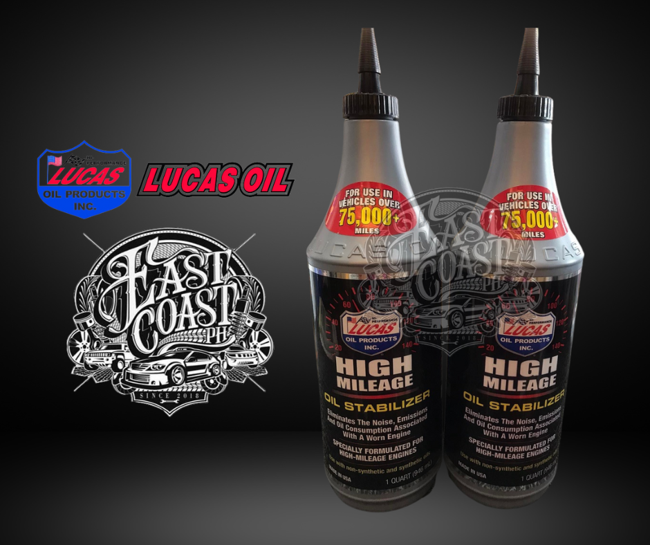 LUCAS High Mileage Oil Stabilizer 1 Quart (946mL) Lazada PH