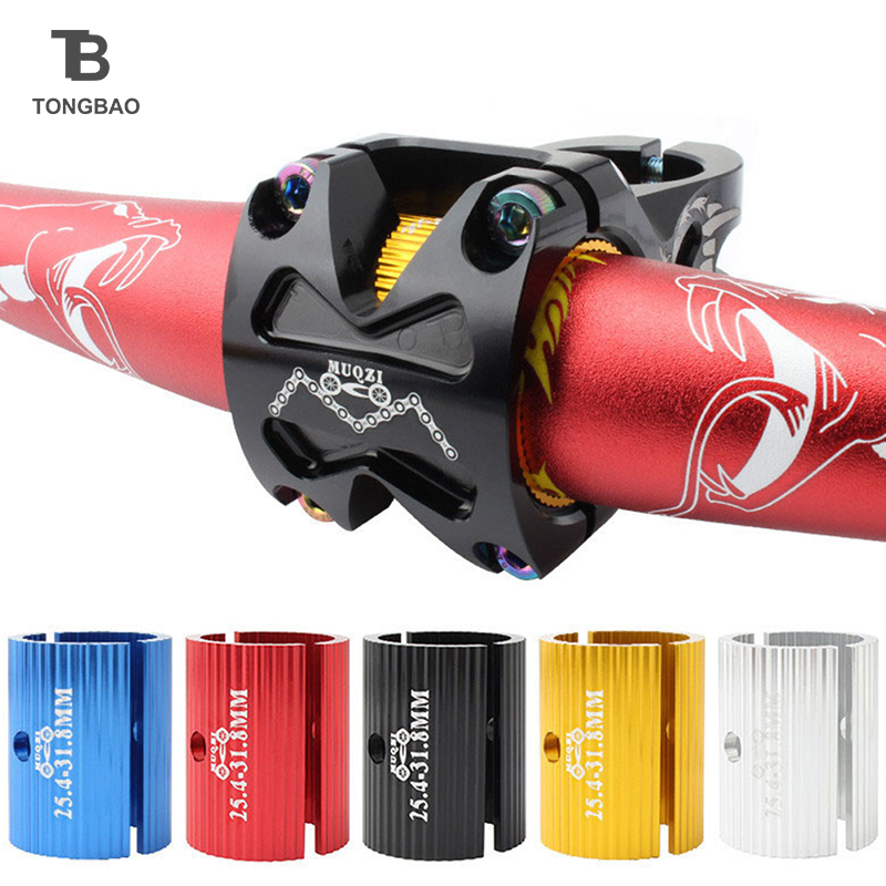 TONGBAO01 1Pair Bike Handlebar Conversion Shim 25.4mm To 31.8mm