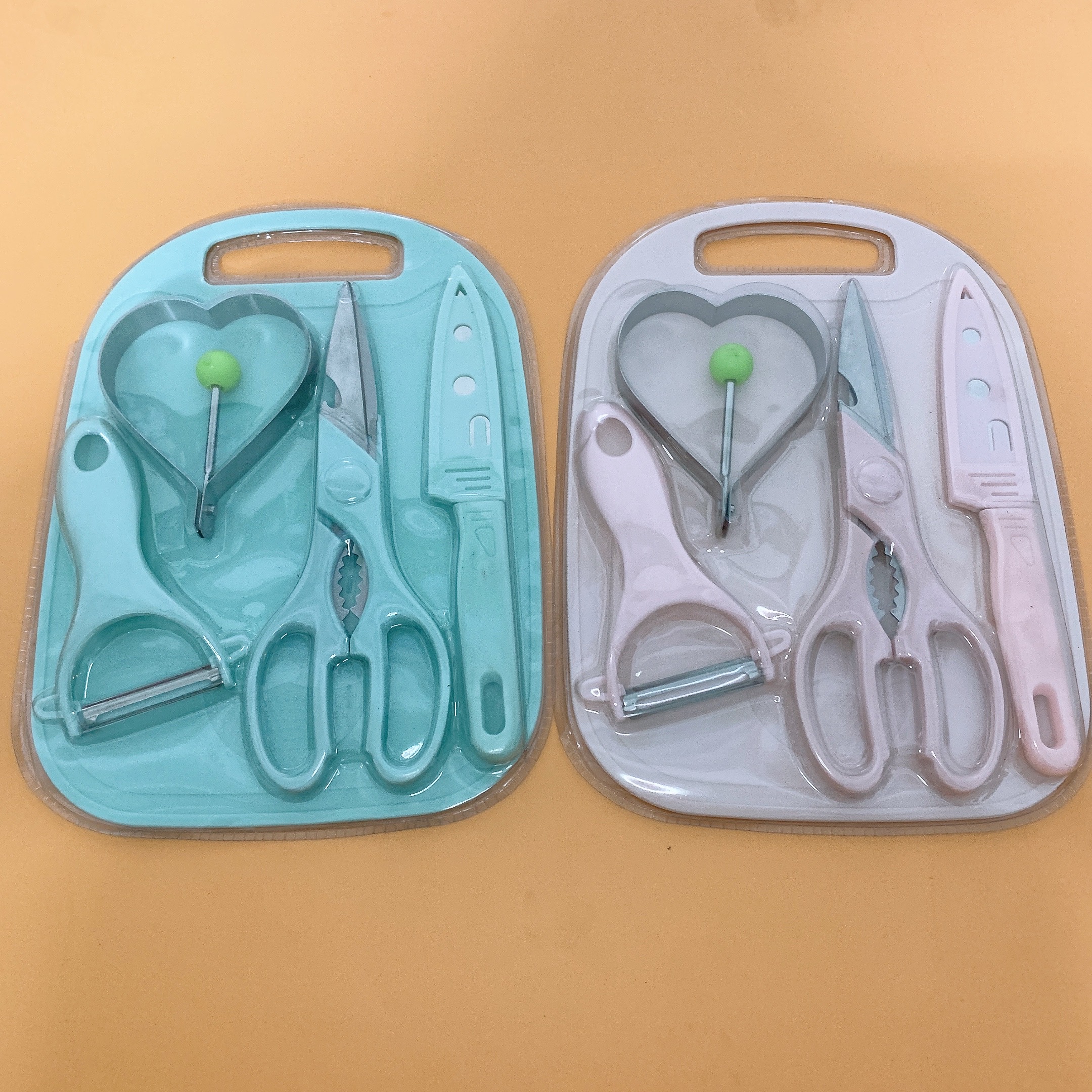 Set dao thớt ăn dặm cho bé 5 chi tiết