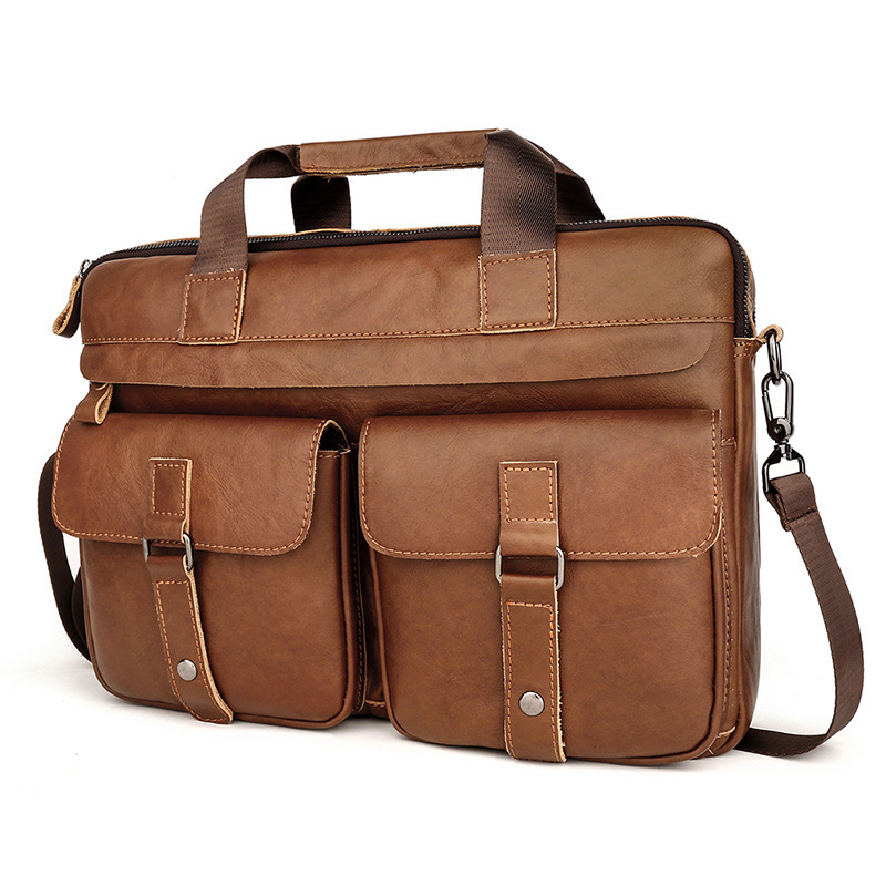 Vintage Men's Handmade Genuine Leather Briefcase Messenger Bag 14' Laptop  School College Bag Rucksack Satchel Cowhide Duffle Travel Bag Crossbody  Shoulder Bags - China Veintage Men Bag and Men Bag price