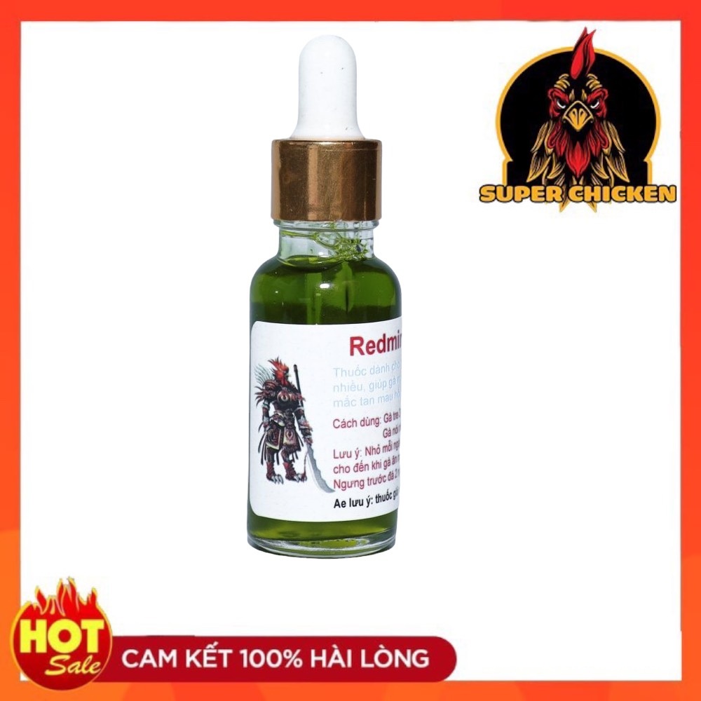 Redmin xanh dinh dưỡng cao cấp cho gà đá 20ml