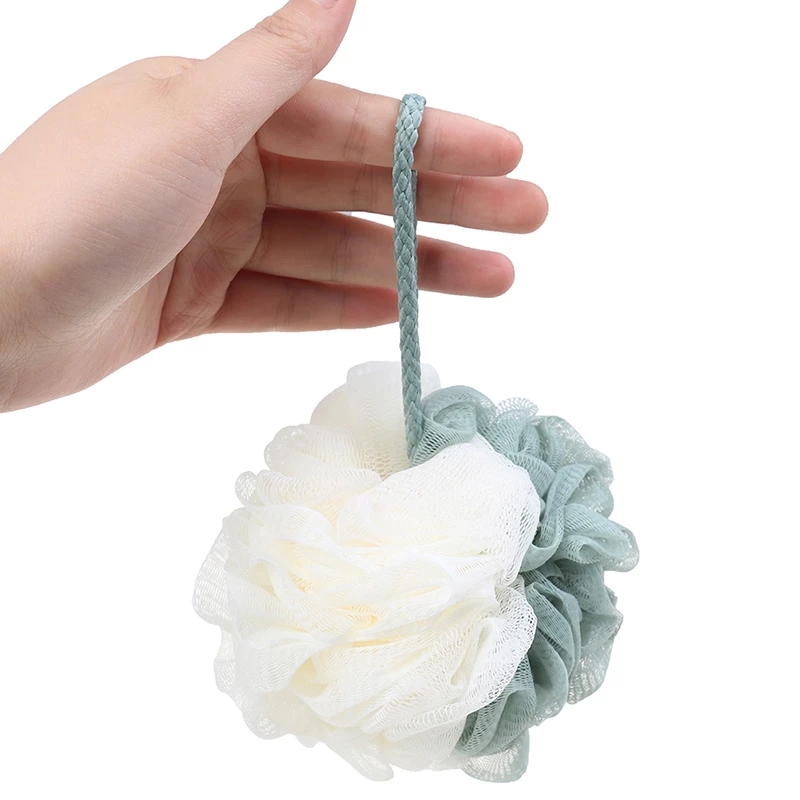 Two Color Matching Super Soft Bath Flower Large Rub Back Bath Ball Durable Bath Ball Bath Back Bath Flower