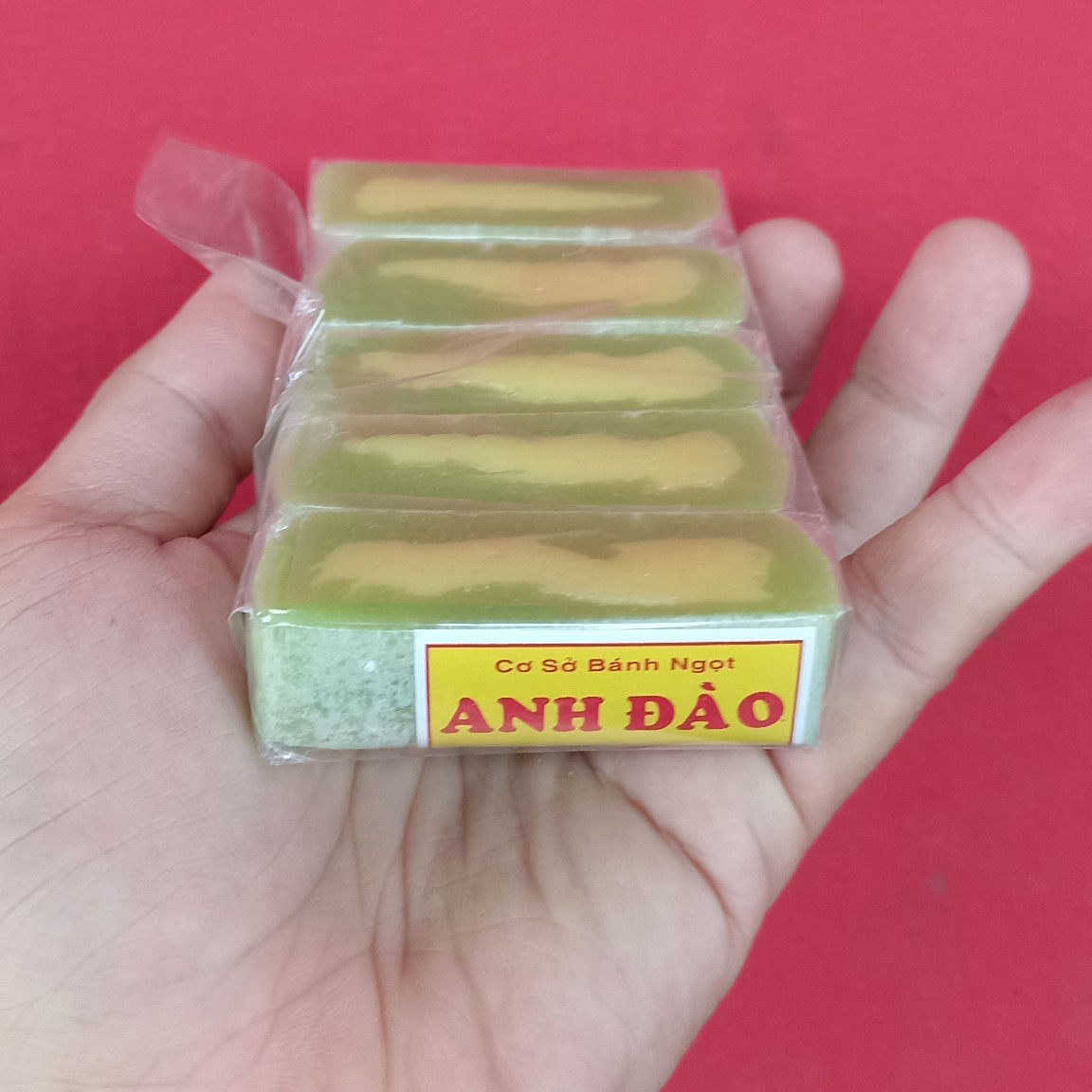 Bánh In Dẻo Lá Dứa Đậu Xanh