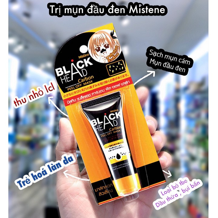 [ Chuẩn hàng Thái ] Gel Lột Mụn Đầu Đen Than Tre Blackhead Mistine