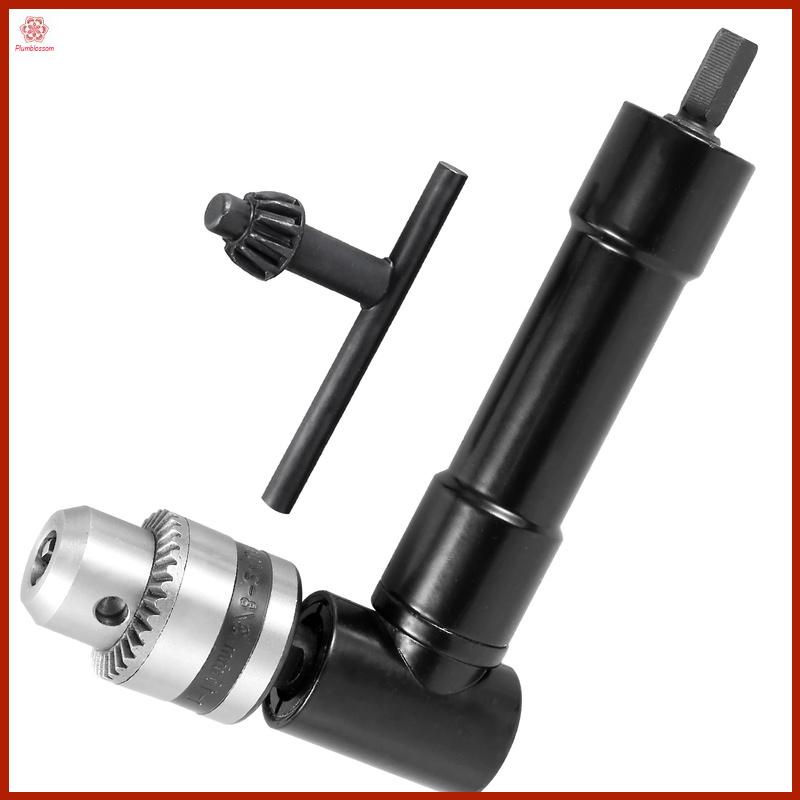 90° Drilling Extension Chuck Electric Drill Right Angle Chuck Hand Drill Attachment Adapter 90° Drilling Extension Chuck for Hand Drill
