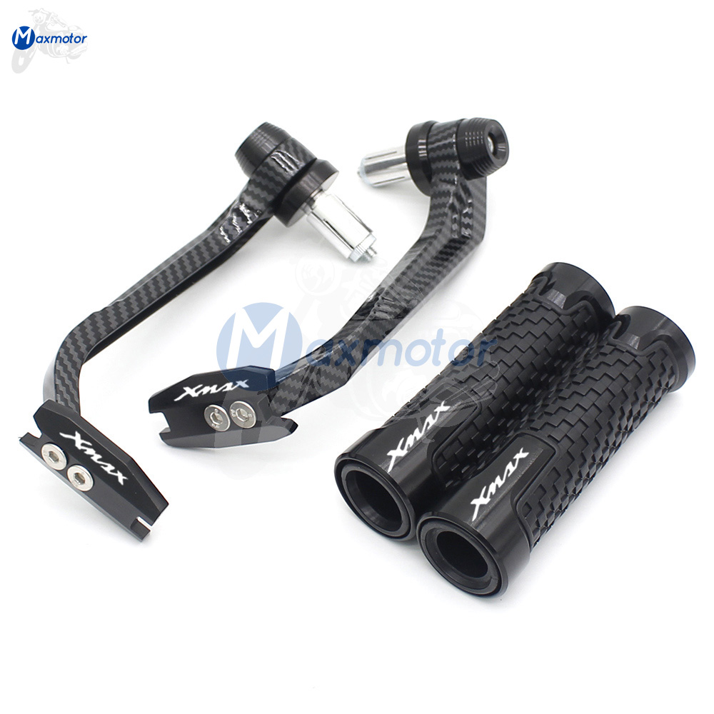 For Yamaha XMAX 300 250 400 125 XMAX300 Motorcycle Accessories 22mm  Handlebar Aluminum Anti-Slip Combo Handle Hand Grips Bar End Brake Lever  Guard Protector