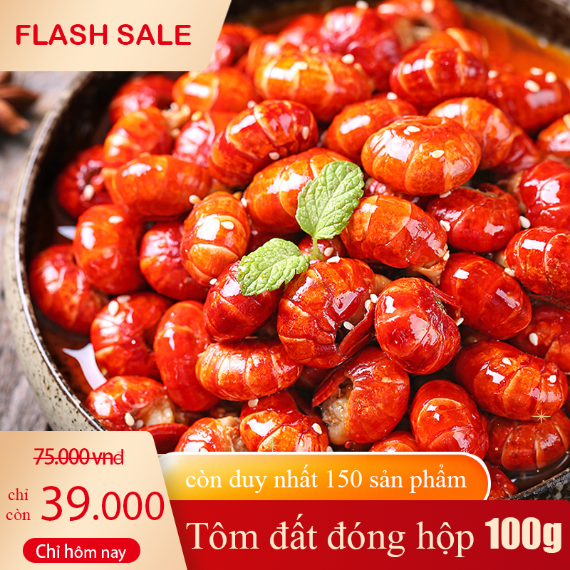 Tôm hùm đất sốt cay đóng hộp