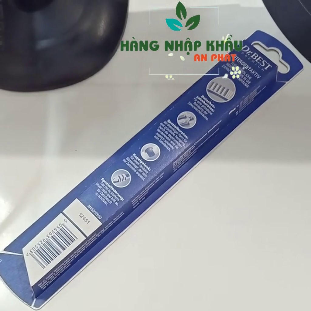 Bàn chải đánh răng lông mềm Dr Best Interdent Aktiv