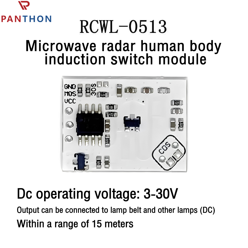 Panthon rcwl-0513 microwave radar sensor human sensor body sensor module induction switch module