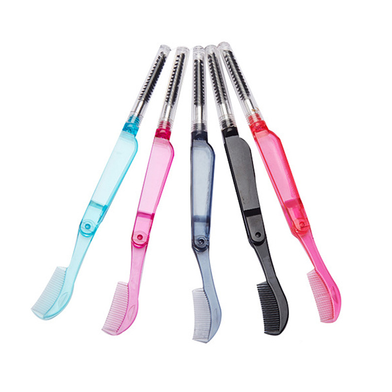 Dual-purpose Stainless Steel Eyelash Brushes Eyelash Comb Eyebrow Eyelash Comb.
