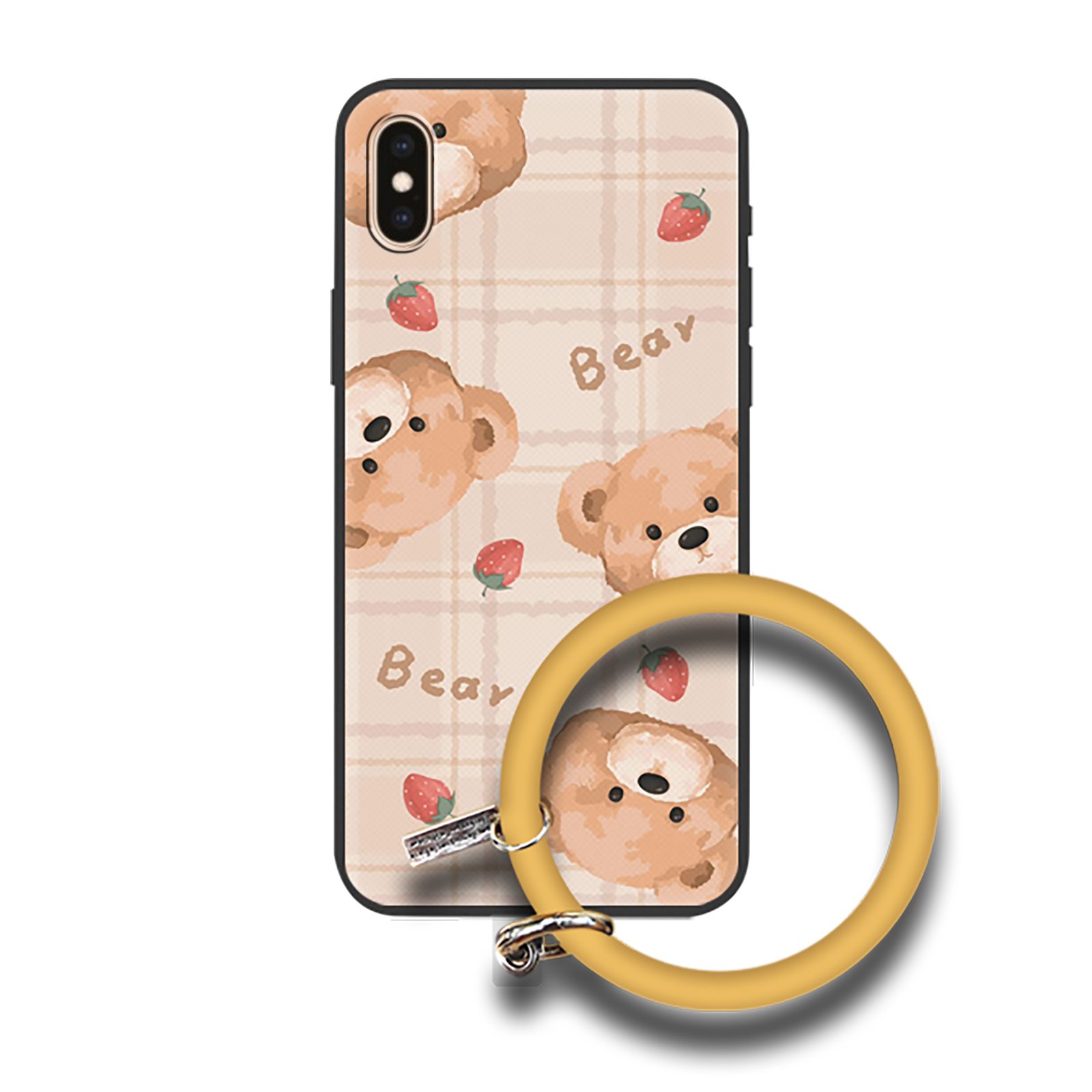 Cartoon%20Dirt-resistant%20Phone%20Case%20For%20iphone%20X/XS%20heat%20dissipation%20funny%20cute%20soft%20case%20solid%20color%20Waterproof%20youth%20-%20Image%205