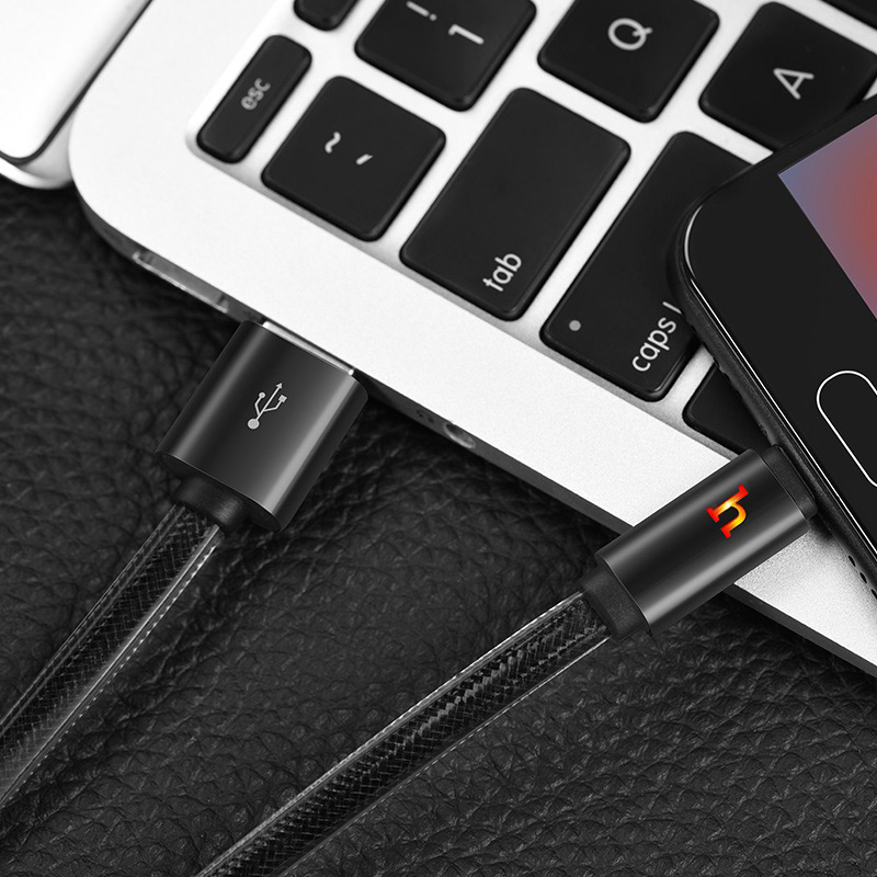 Cáp Sạc Nhanh Hoco UPL12/UPL12Plus MicroUSB - Cho Android - Có Đèn LED - BH 12 Tháng