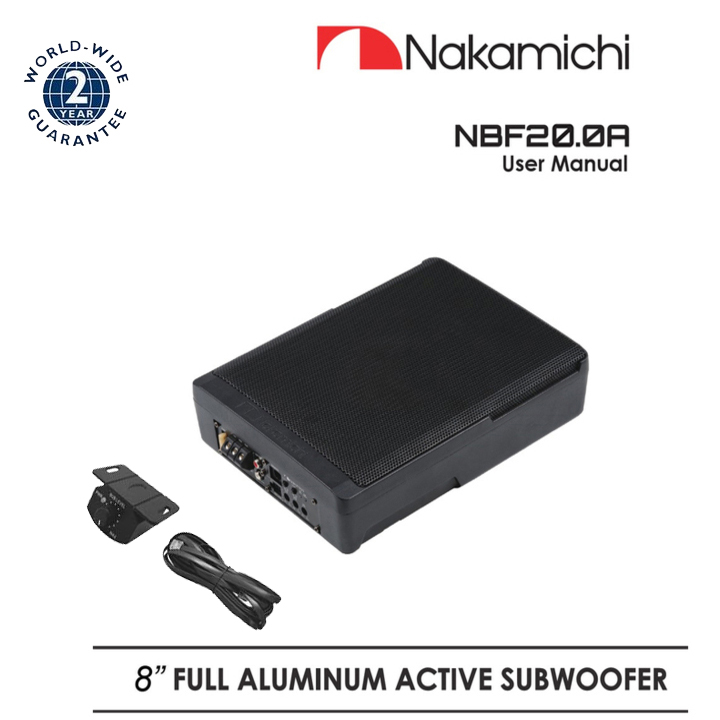 Nakamichi nbf20.0a high-end Japanese brand car seat sub Subwoofer Kit-imported set (12 months warranty)