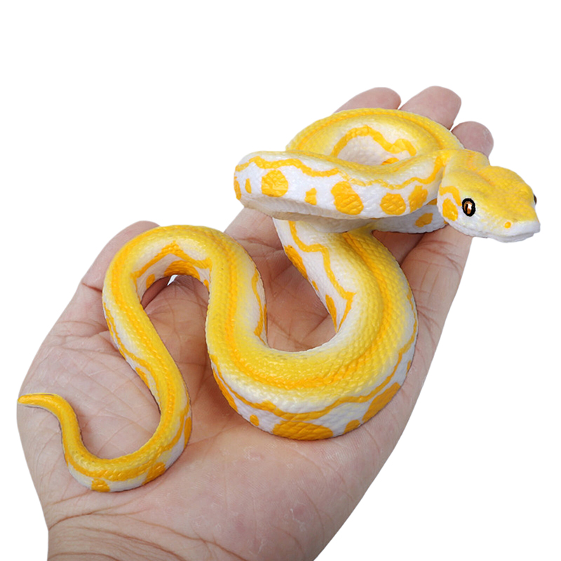Simulated Python Solid Wild Animal Biological Model Rubber Snake ...
