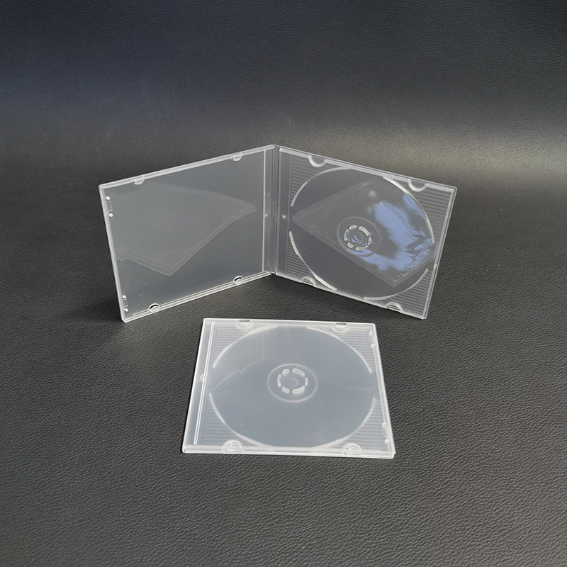 WSG 1PC 8cm readstar trong suốt PP siêu mỏng tiêu chuẩn DVD trường hợp 3inch CD Gói xách tay CD hộp lưu trữ