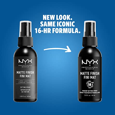 Xịt khóa lớp nền makeup hoàn hảo nyx matte finish fini mat 60ml