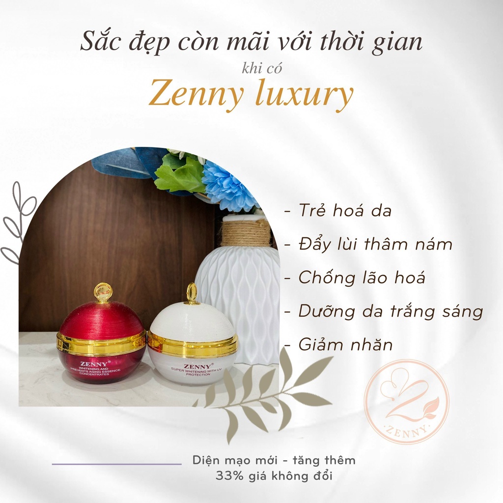 KEM FACE ZENNY LUXURY (MẪU MỚI)- KEM NGÀY