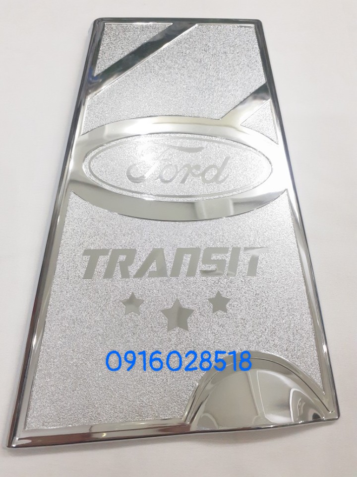 Ốp nắp bình dầu nhựa mạ crom cho xe Ford Transit