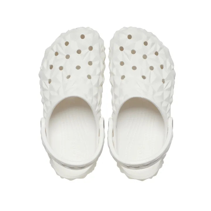 Giày Clog Unisex Crocs Classic Geometric - White - 209563-100