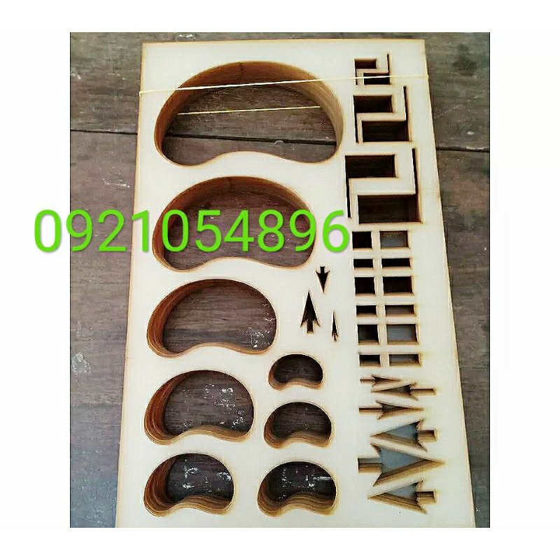 Thước chỉ huy tham mưu , thước vẽ tham các mẫu