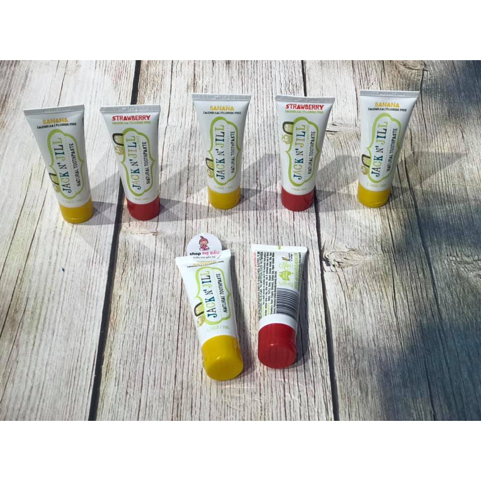 Kem đánh răng Jack N' Jill Natural Certified Toothpaste 50gr