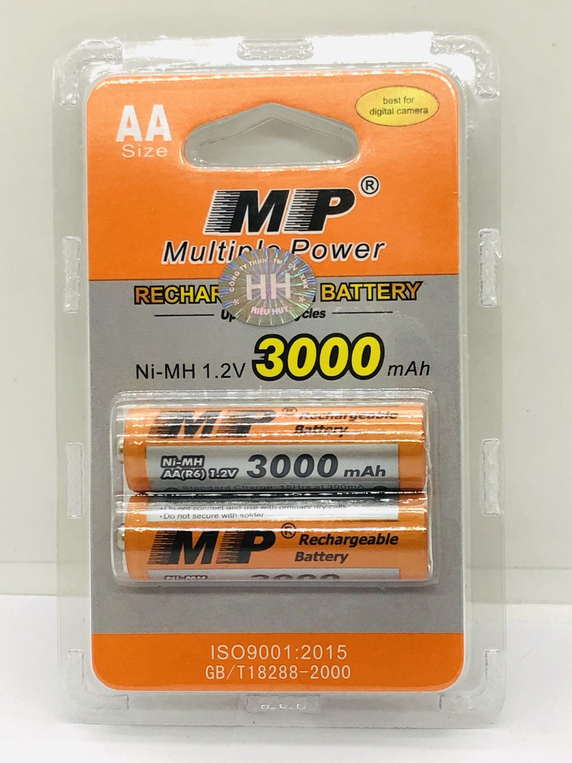 Pin sạc AA ( 2A ) 3000mAh MP Rechargeable - Điện Việt