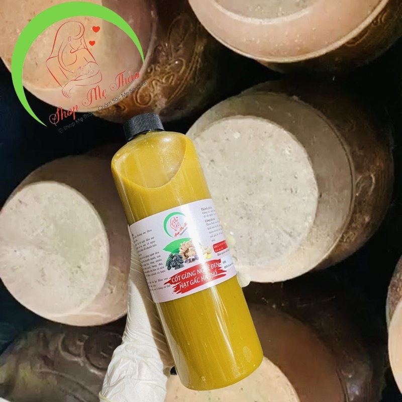 CỐT GỪNG NGHỆ ĐEN HẠT GẤC HẠ THỔ (HANDMADE)