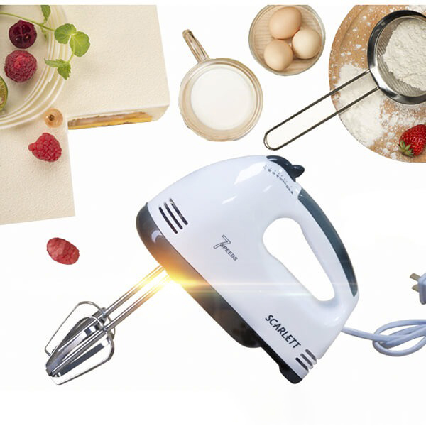 Máy Đánh Trứng Cầm Tay 7 Tốc Độ Công Suất 180W