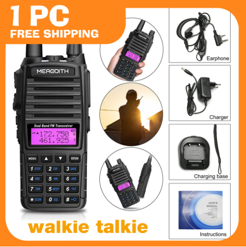 Baofeng UV-5R Dual Band Walkie Talkie - Carece de licença