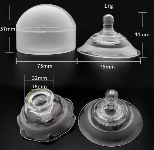 Silicone Nipple Protectors Feeding Mothers Nipple Shields Protection Cover Breastfeeding Mother Milk Silicone Nipple.