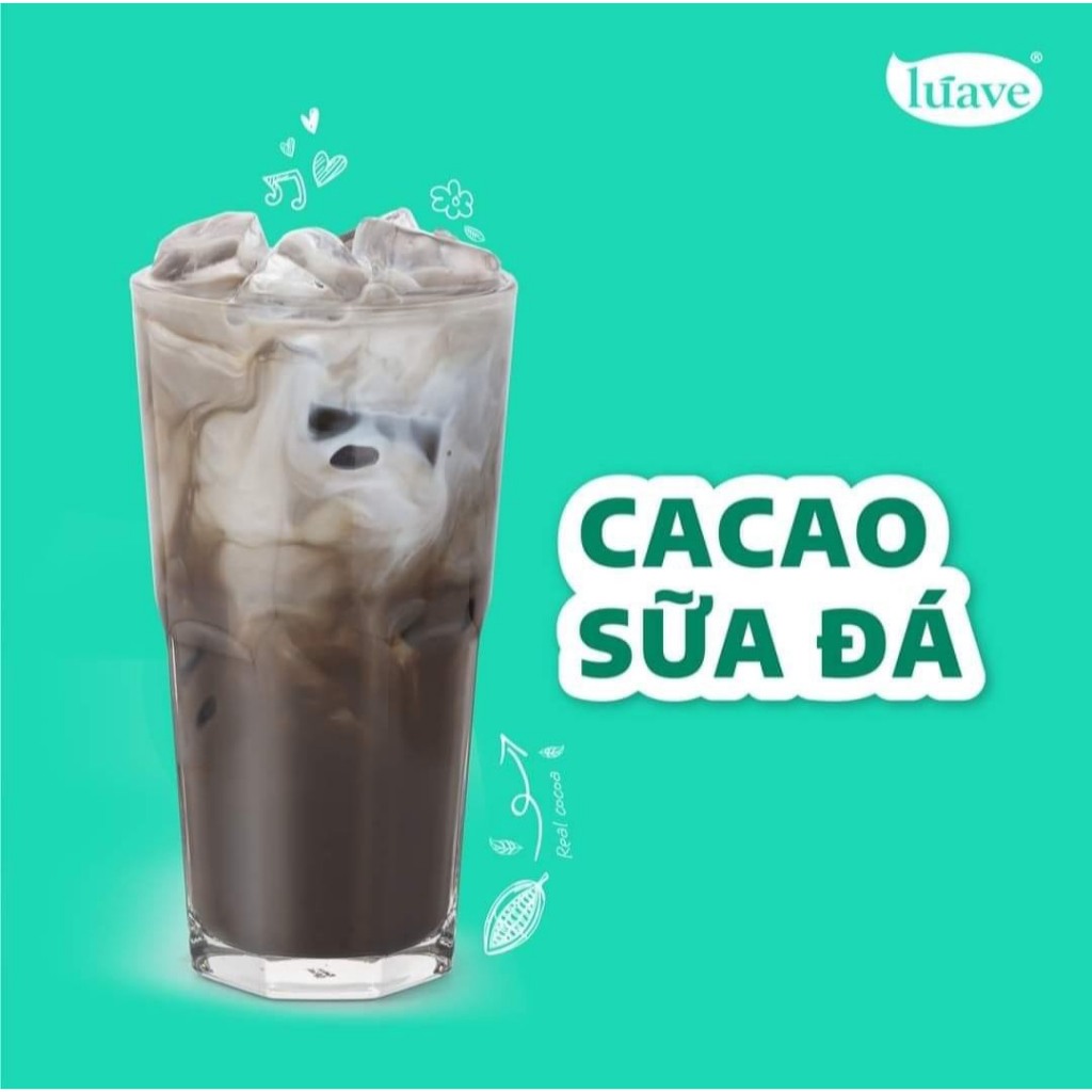 Bột Ca cao Luave Nguyên Chất Gói 500gr/ Cocoas Luave 500Gr