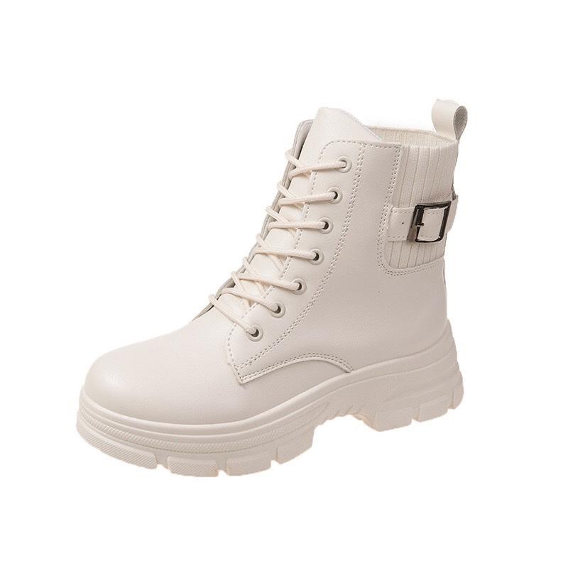 (full Box ) Giầy Bốt nữ cao cổ Boot Martin hàng đẹp tăng chiều cao MASBOTC211