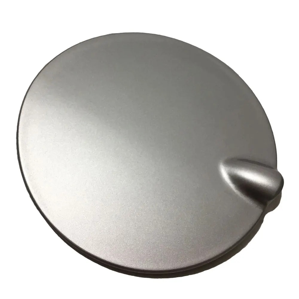 Petrol diesel tank covers for ford focus 2 mk2 mk3 2005-2013 silver fuel tank cap door gas oil filler flap lid car essories