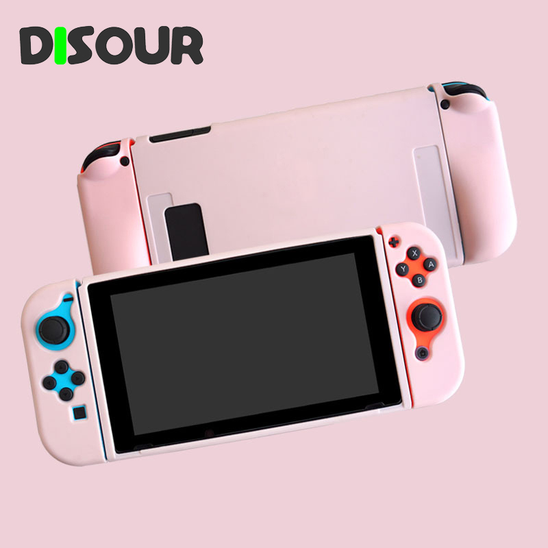 DISOUR Ốp Bảo Vệ TPU Mềm Cho Nintendo Switch Vỏ JoyCons OLED Ốp Máy Chơi Game Tách Vỏ Toàn Bộ Phụ Kiện Switch Oled